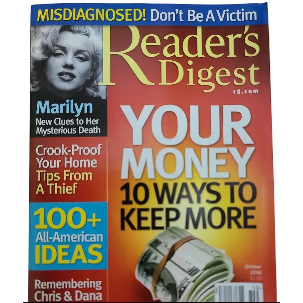 Readers Digest Magazines 34 Issues 2003 - 2009 Vintage Celebrity Health Politics